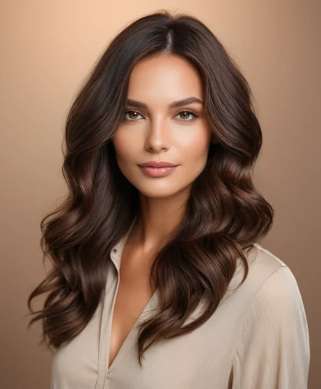 Espresso Chocolate with Soft Beach Waves