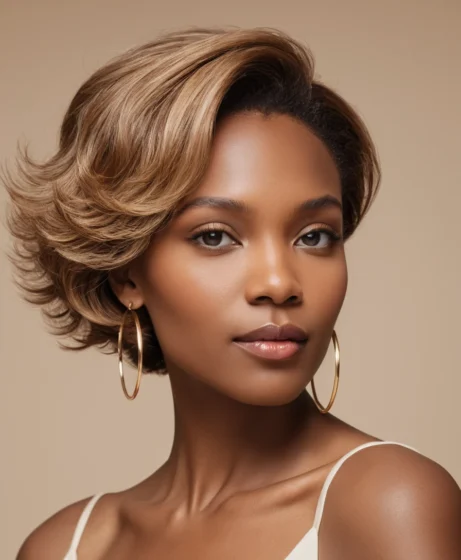 Layered Bixie with Volume Crown