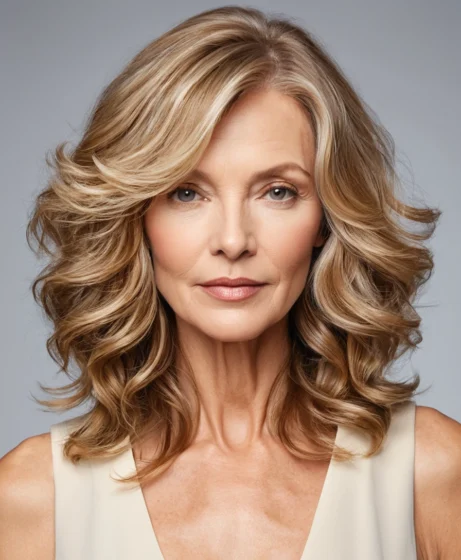 Layered Haircut With Soft Waves