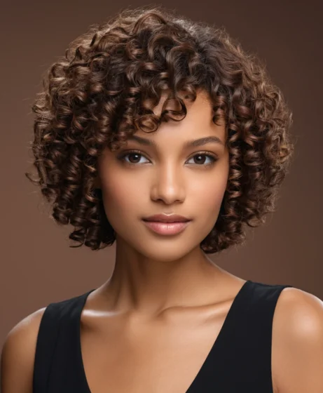 Rich Cocoa Curly Crop