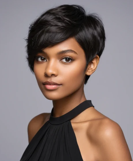 Soft Ebony Pixie