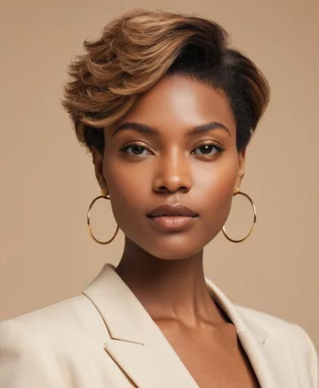 Tapered Bixie with Defined Edges