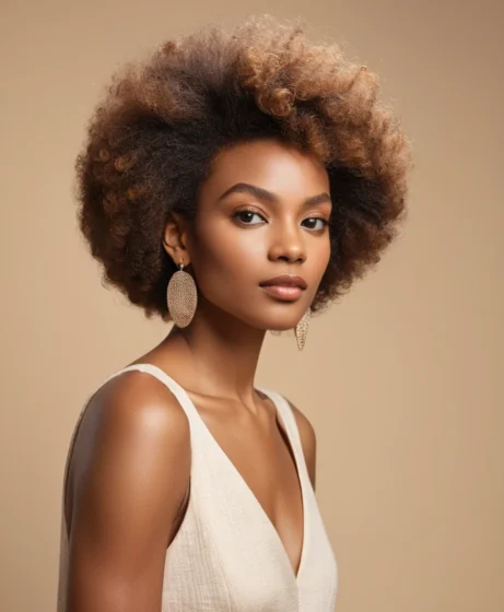 Voluminous Afro-Inspired Bixie
