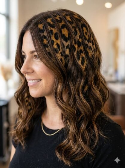 Classic Black and Gold Leopard