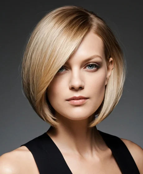 Asymmetrical Bob with One Longer Side