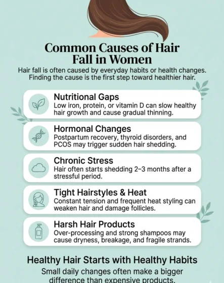Common Causes of Hair Fall in Women