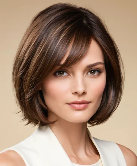 Layered Bob with Face-Framing Pieces