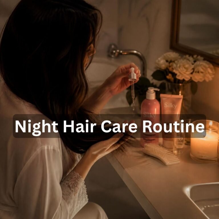 Night Hair Care Routine