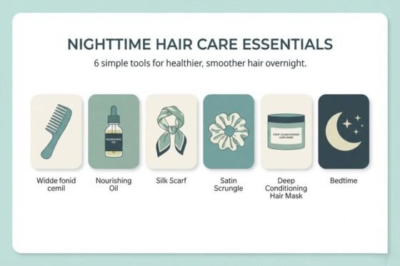 What You Need for Nighttime Hair Care