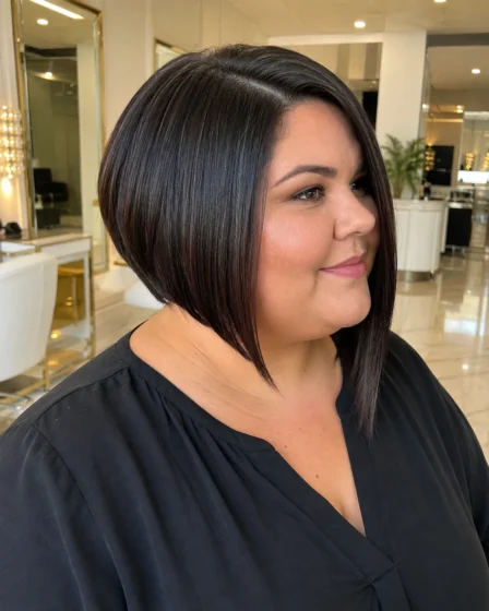 Asymmetrical Angled Bob
