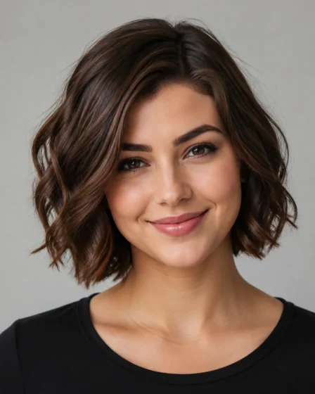 Chin-Length Bob with Soft Waves