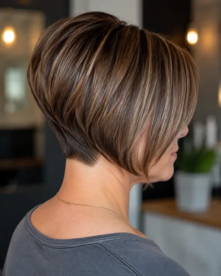 Graduated Bob with Tapered Neckline
