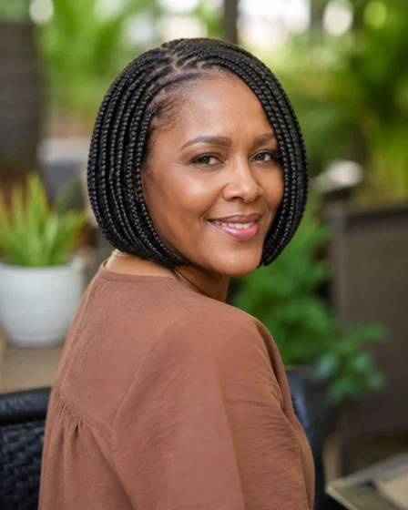Knotless Braided Bob