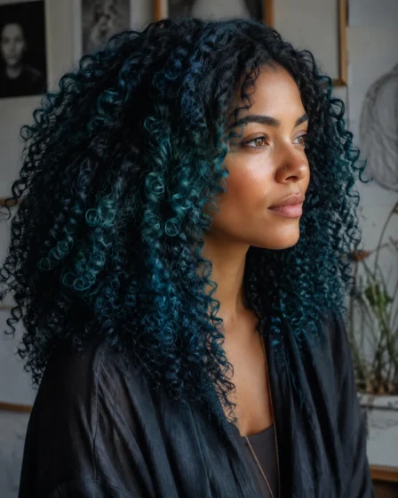 Midnight Teal Blue
