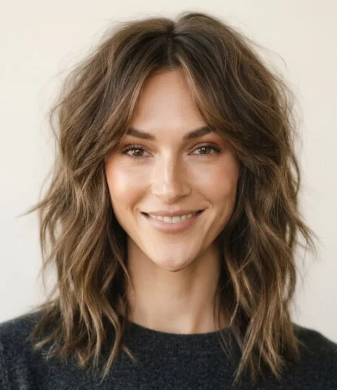 Shoulder-Length Shag