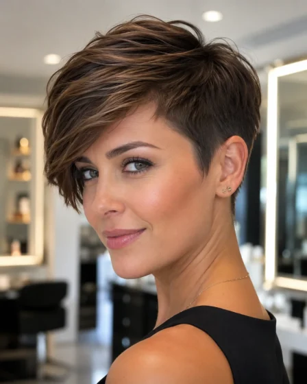 Side-Swept Pixie