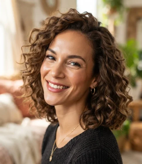 Soft Curly Lob