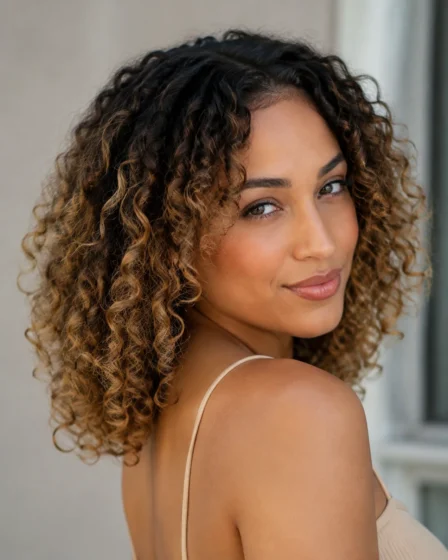 Sun-Kissed Caramel Balayage
