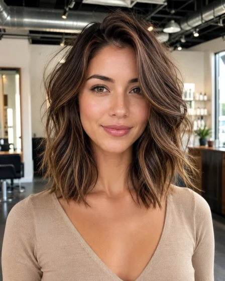 Textured Collarbone Lob