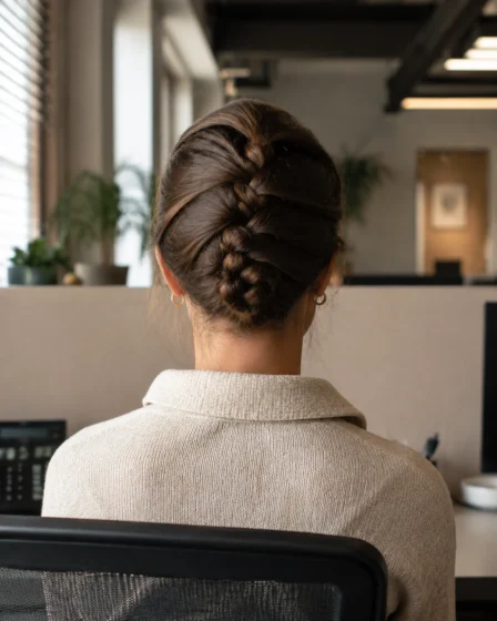 The Tucked French Braid