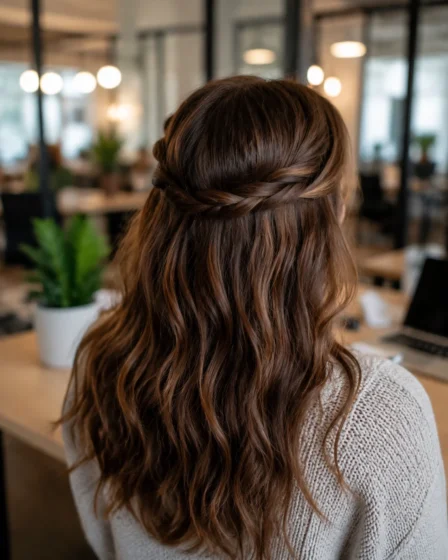 Twisted Half-Up Crown