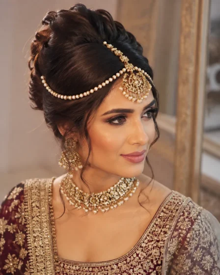 Voluminous Twisted Updo with Matha Patti