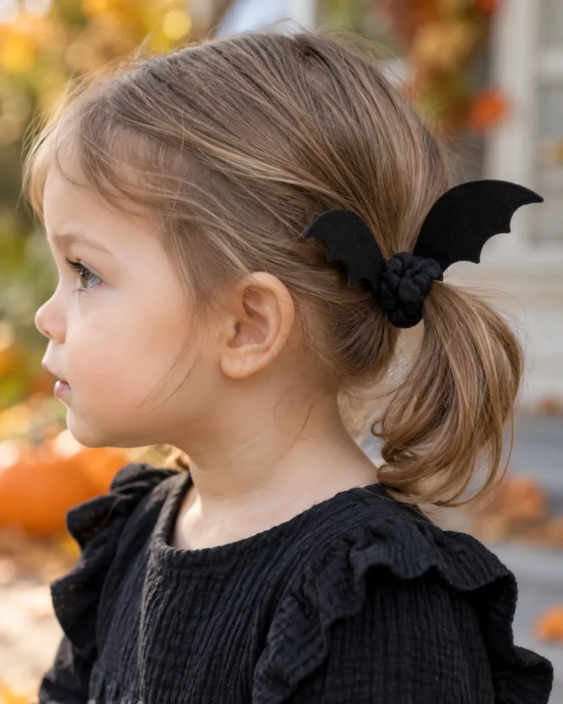 Bat-Wing Side Ponytail