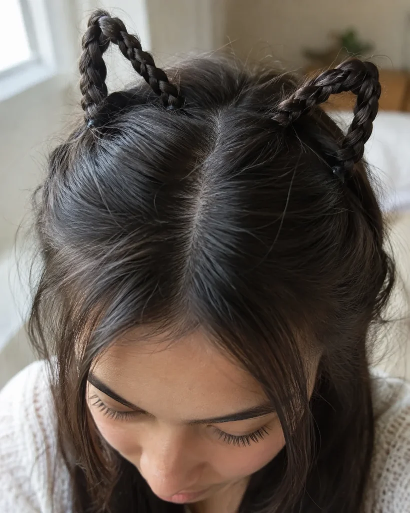 Braided Cat Ears