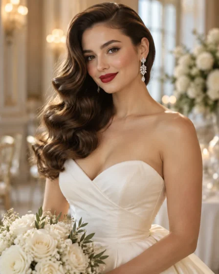 Classic Old Hollywood Deep Side Waves