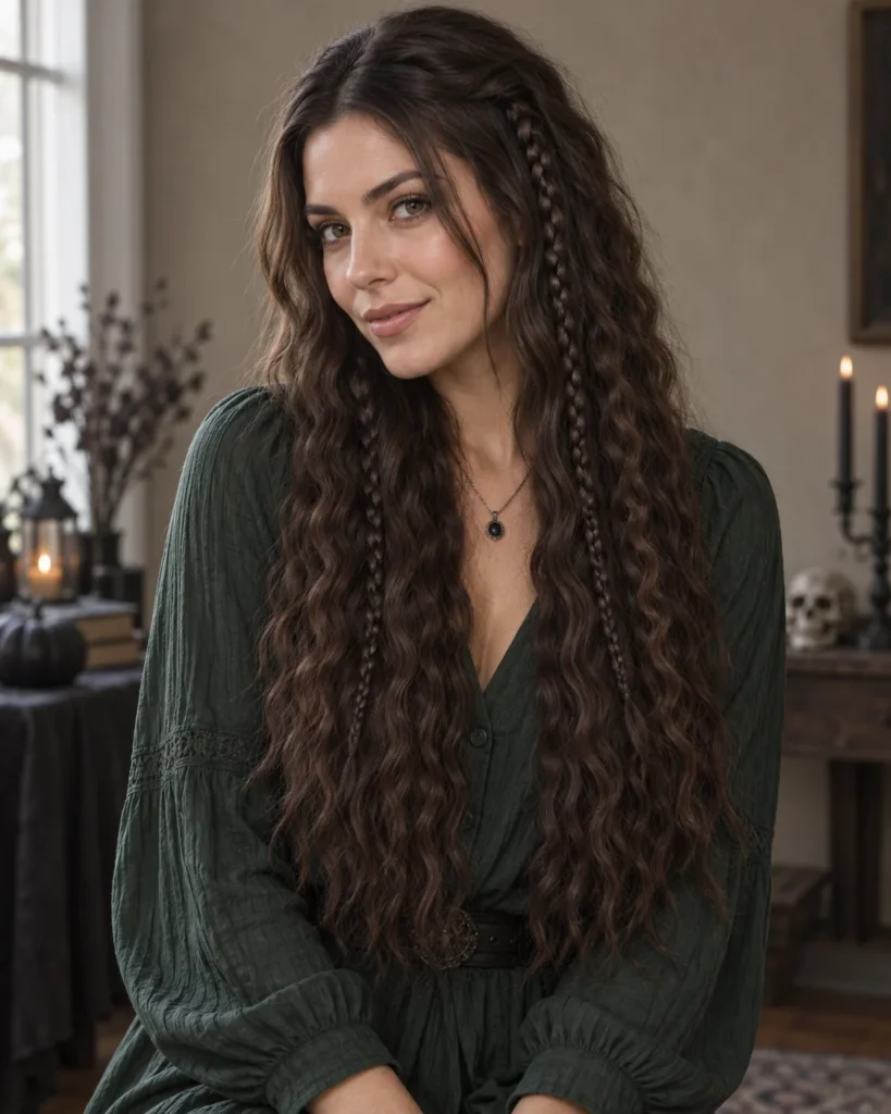 Deep Crimped Witch Waves with Hidden Braids
