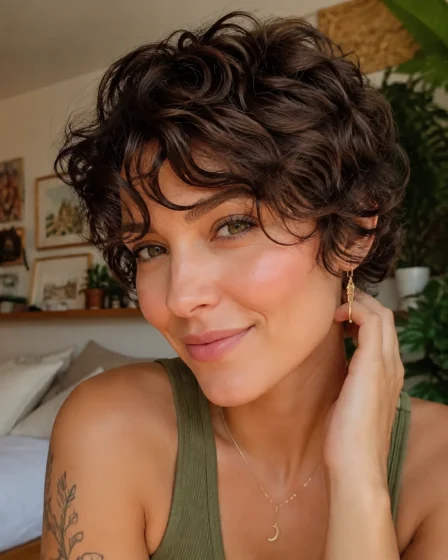 Layered Romantic Pixie