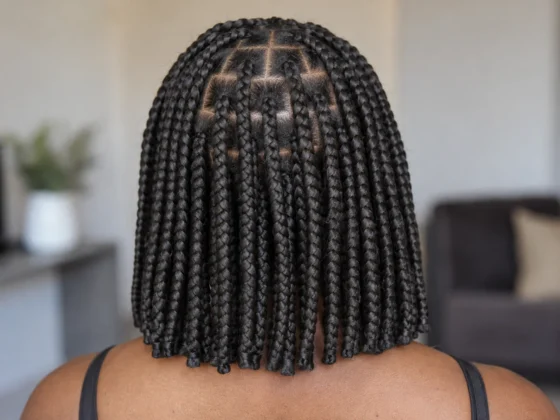 Medium Box Braid Bob