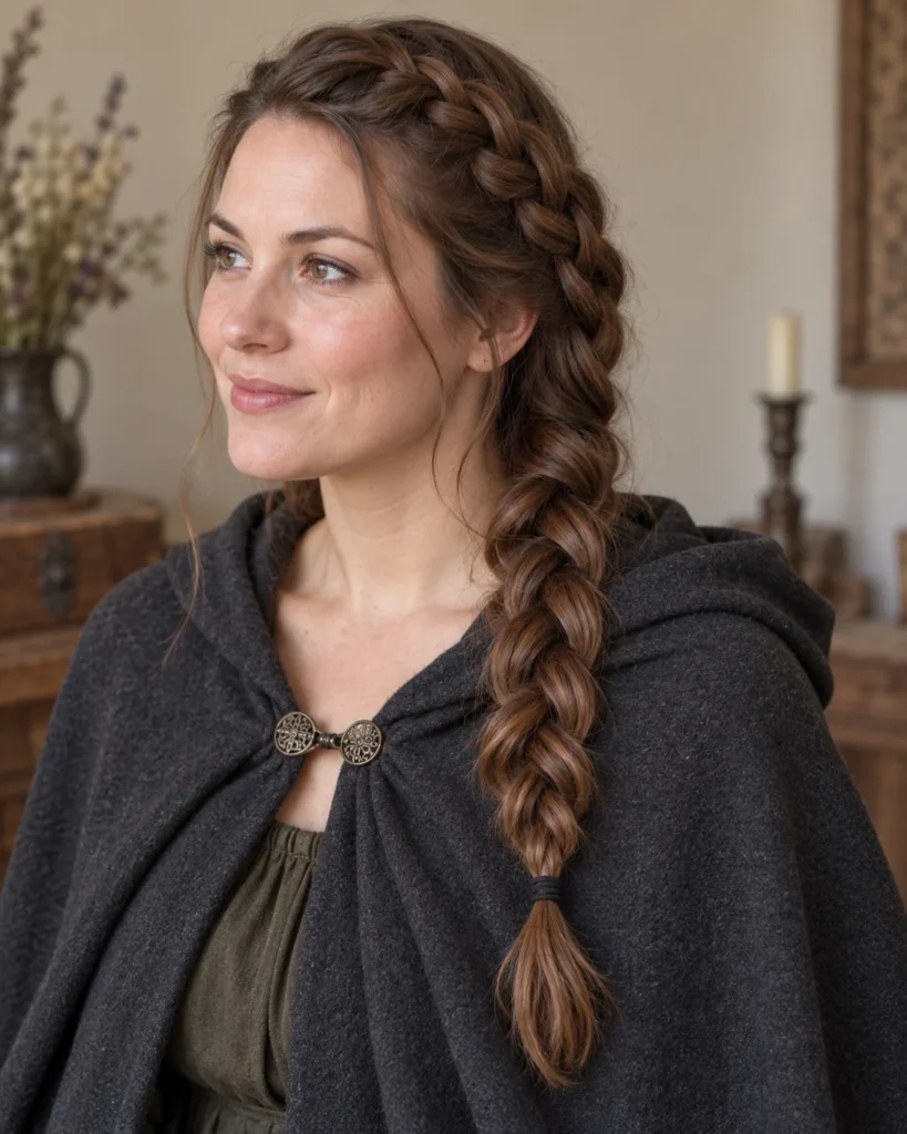 Side-Swept Dutch Braid