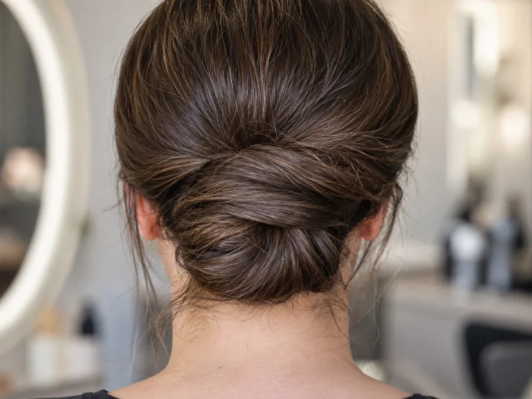 Sleek Low Bun