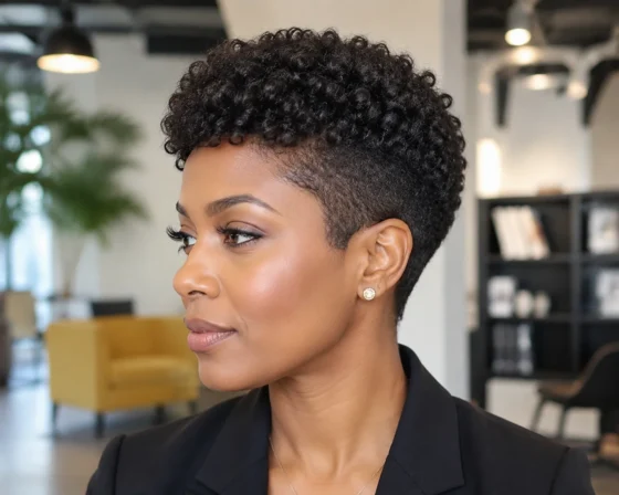 Tapered Crown Pixie