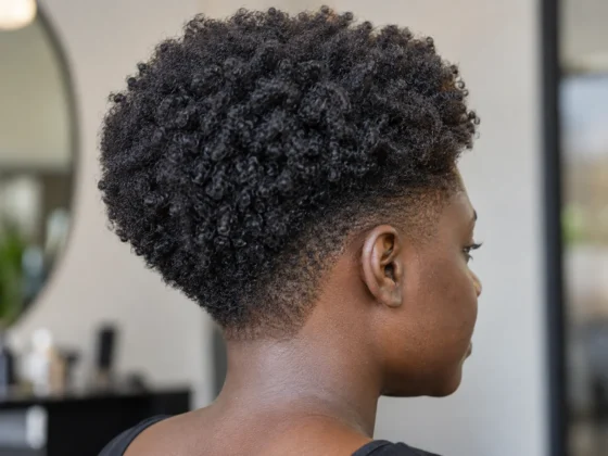 Tapered Rounded Afro
