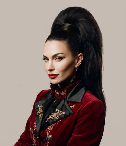 The Snatched Vampire High Ponytail