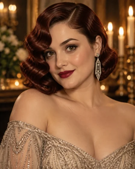 Vintage Marcel Finger Waves for Bob or Lob Lengths