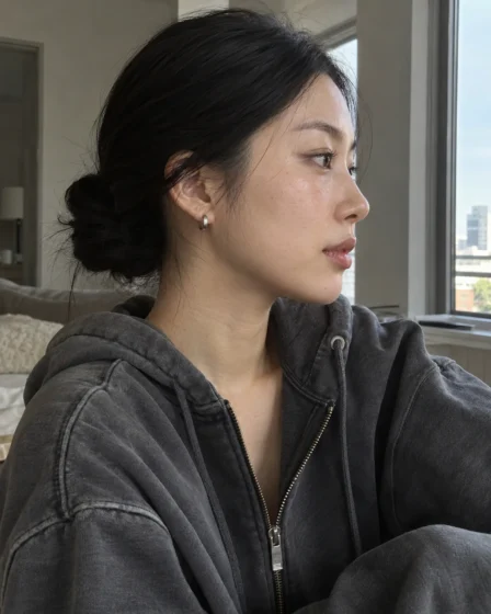 The Clean-Girl Sleek Nape Knot